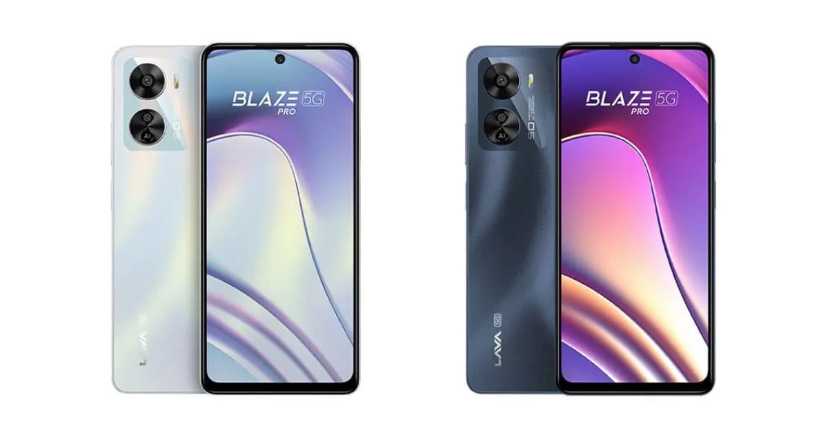 Lava Blaze Curve 5g Deets